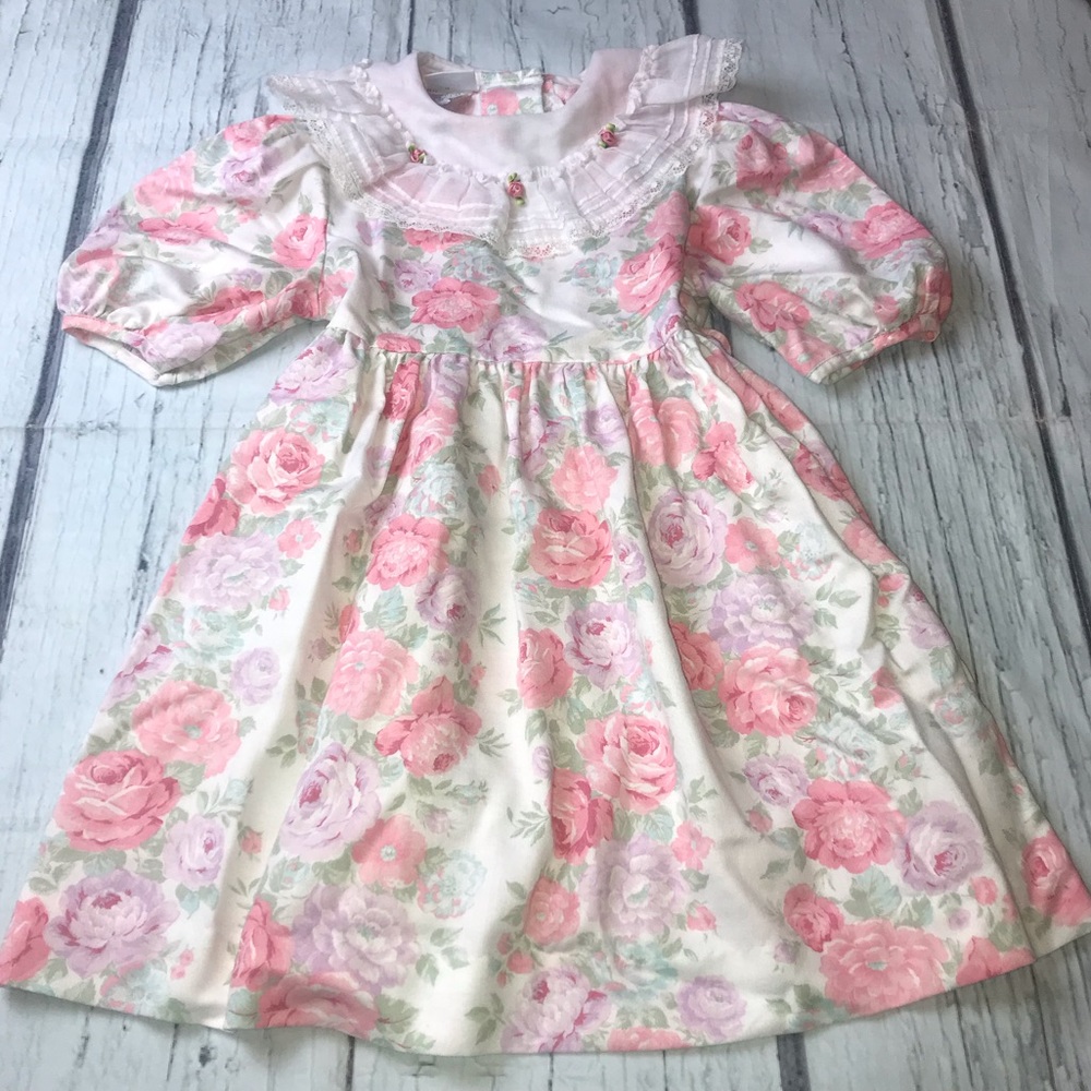Bonnie Jean Vintage Floral Dress